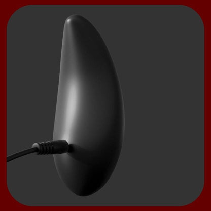Černý vibrační anální kolík s dálkovým ovládáním z lékařského silikonu – 11 cm dlouhý, ergonomický, s 20 vibračními režimy pro mužskou i ženskou stimulaci.