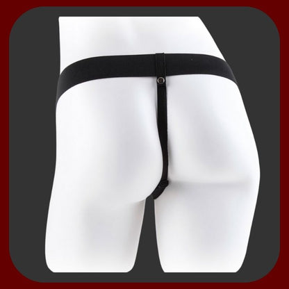 Vibrační dutý unisex postroj s realistickým penisem a varlaty 19 × 4 cm – luxusní stimulace pro páry, pohodlné elastické uchycení – EROSIANA