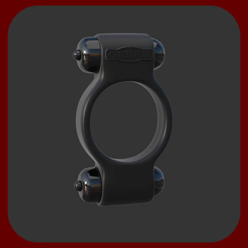 Vibrační erekční kroužek Magic Touch se dvěma vibračními střelami, ideální pro páry, z pružného silikonu s nastavitelnými vibracemi a vodotěsným designem.