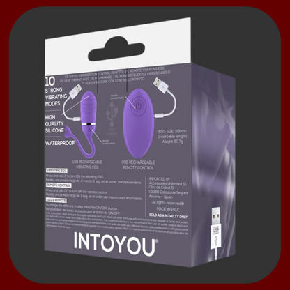 Elegantní šeříkové vibrační vajíčko s dálkovým ovládáním z hebkého silikonu. Diskrétní a výkonné, ideální pro páry, které chtějí zažít vzrušeně kdykoliv a kdekoliv.