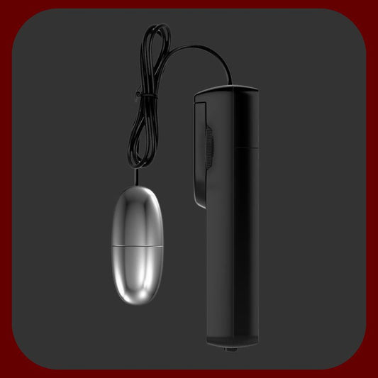  Šedé mini vibrační vajíčko s černým dálkovým ovládáním, vícerychlostní vibrace, délka 5,8 cm, ideální pro diskrétní stimulaci.