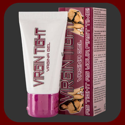 Adstringentní vaginální krém VIRGIN TIGHT 30 ml pro pevnost a napětí vagíny, bezpečný při použití s kondomy.