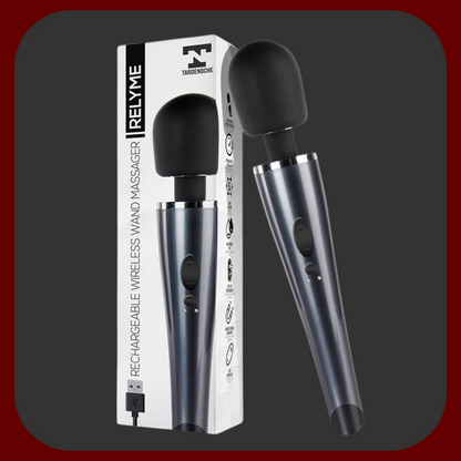 Výkonný masážní vibrátor z lékařského silikonu 30,6 × 5,5 cm s 10 vibračními režimy, voděodolný a USB dobíjený pro dokonalé uvolnění i erotiku.