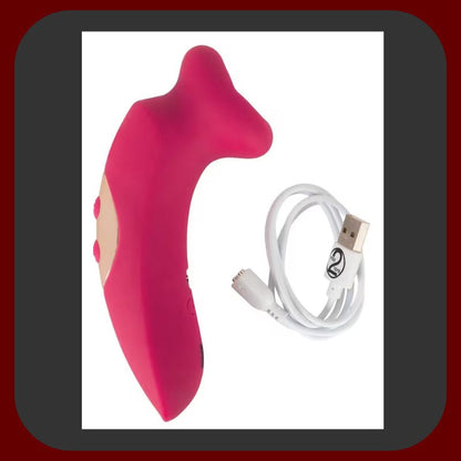 You2Toys Oral Fun – ergonomický sací a vibrační stimulátor s vibrujícím jazykem a silikonovými rty pro intenzivní stimulaci klitorisu
